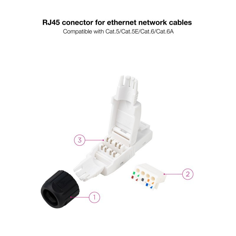 CONECTOR BOLSA 10UD RJ45...