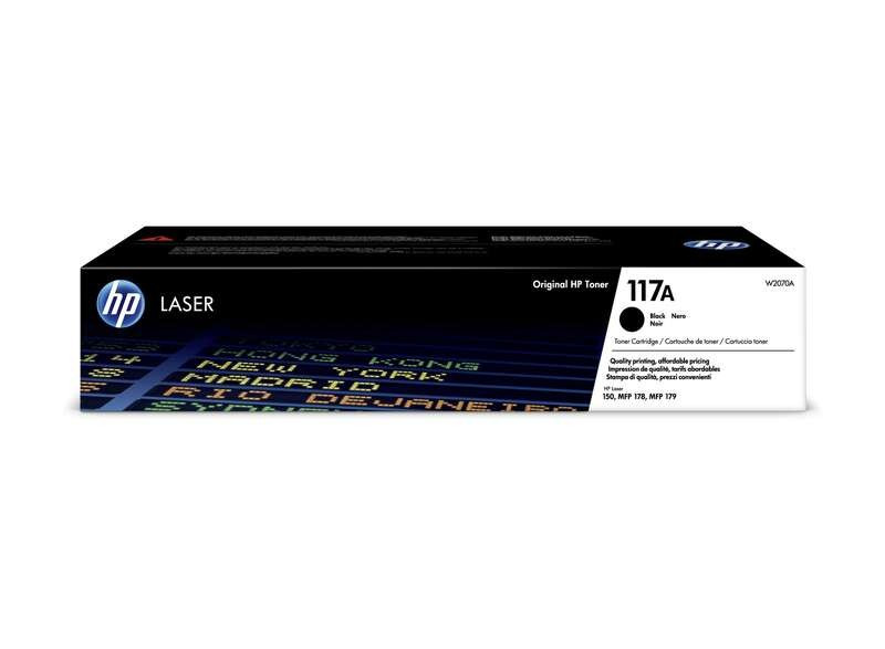 TONER HP W2070A 117A BLACK