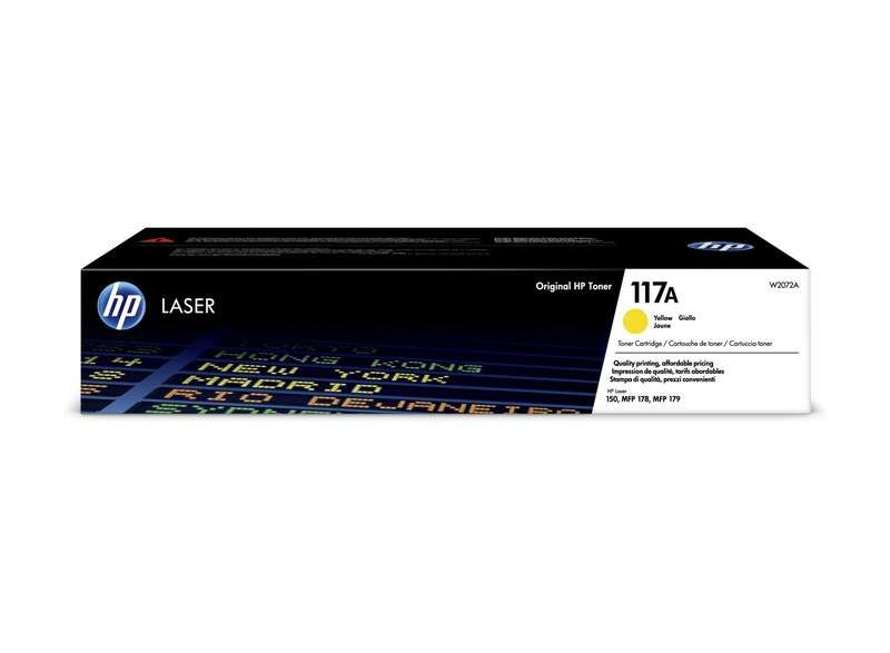 TONER HP W2072A 117A YELLOW