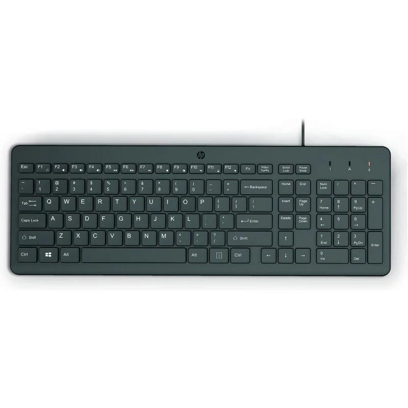 TECLADO HP 150 USB BLACK