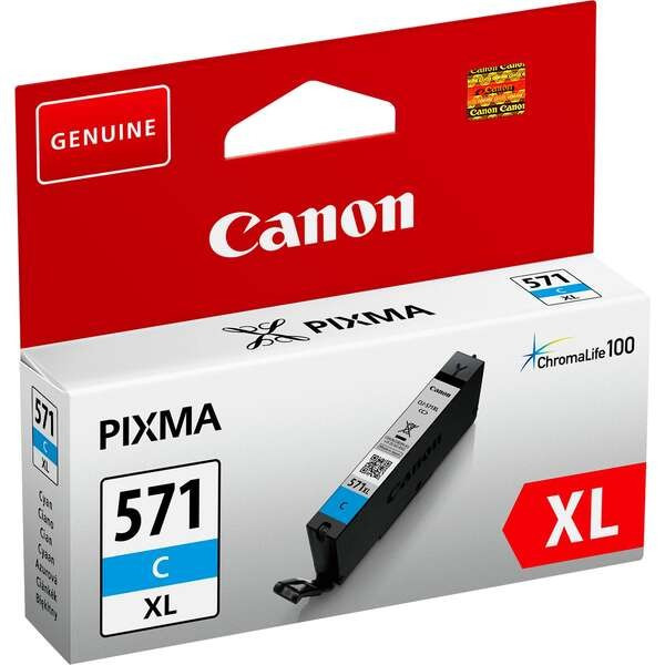 TINTA CANON CLI571CXL CYAN...